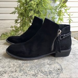 Black Suede Booties